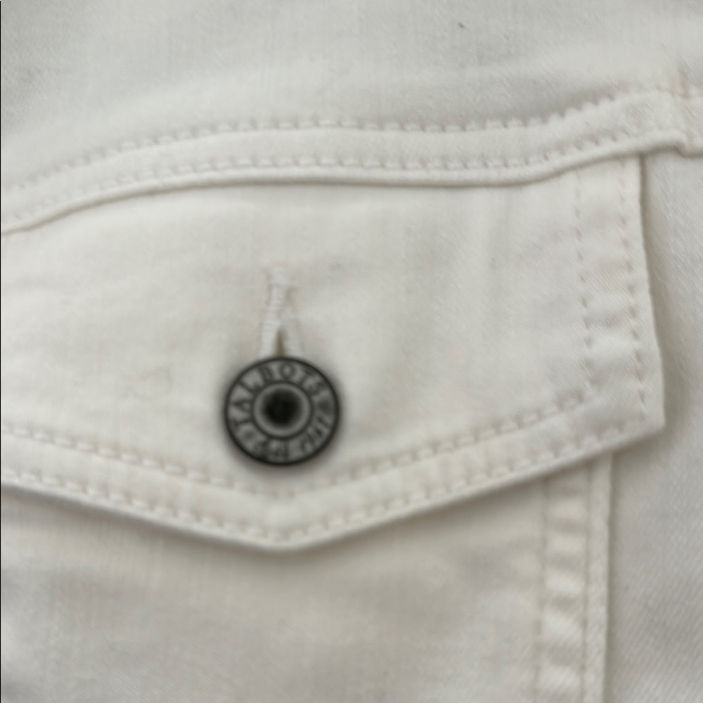 Talbots White Jean Jacket - Picture 4 of 5